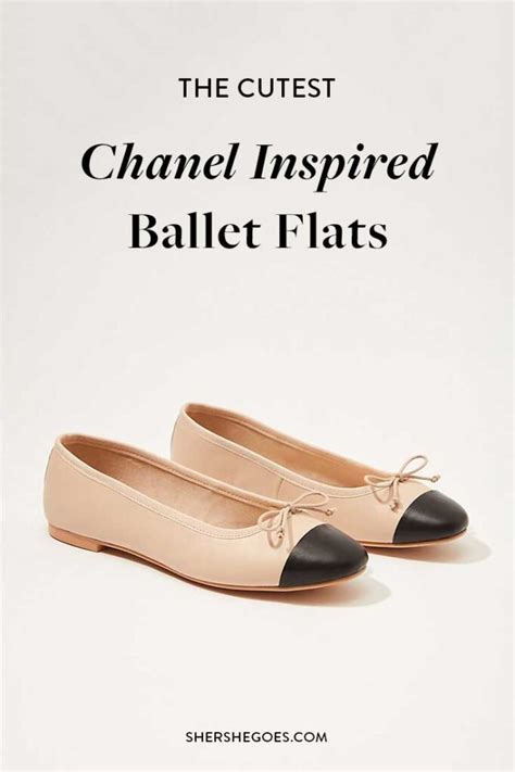 faux chanel boots|Chanel look alike flats.